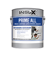Designer's Paint - Guaynabo Prime All™ Multi-Surface Latex Primer Sealer is a high-quality primer designed for multiple interior and exterior surfaces with powerful stain blocking and spatter resistance.

Powerful Stain Blocking
Strong adhesion and sealing properties
Low VOC
Dry to touch in less than 1 hour
Spatter resistant
Mildew resistant finish
Qualifies for LEED® v4 Creditboom